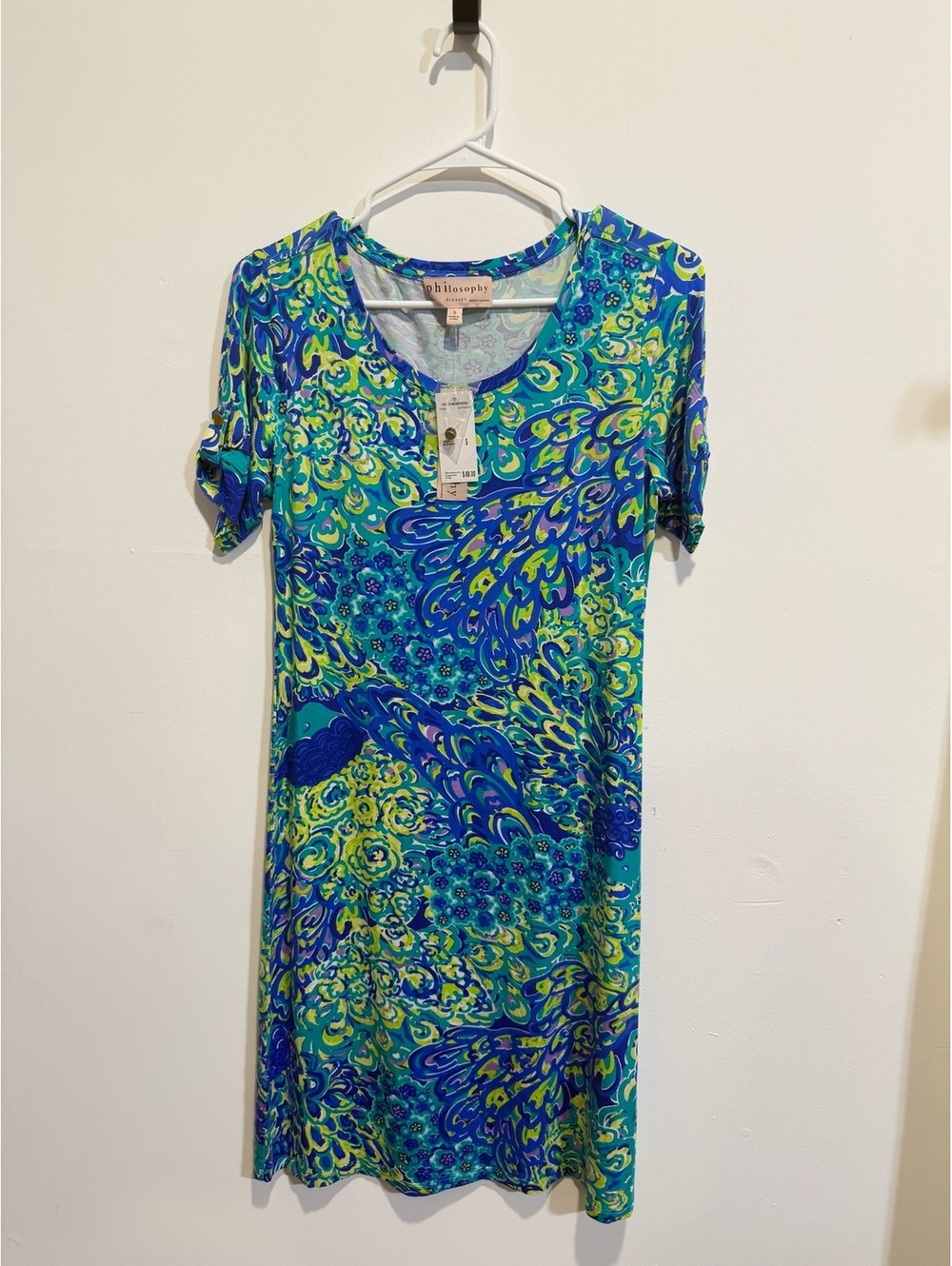 Philosophy Dress Blue Size S